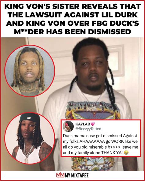 MyMixtapez | King Von’s sister, Kayla B, reveals that the lawsuit FBG ...