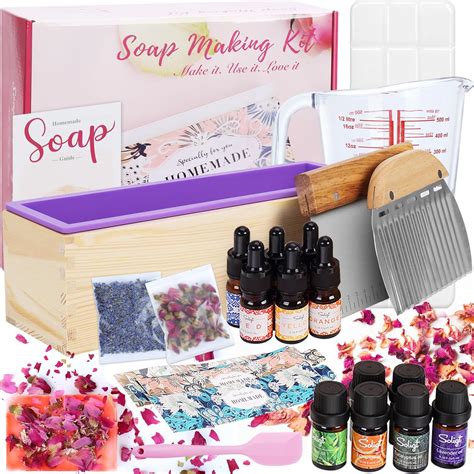 Amazon.com: SOLIGT DIY Soap Making Kit, Soap Making Supplies with 3.3 ...