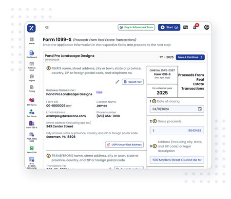 E-file IRS Form 1099-S Online for 2025 | TaxZerone