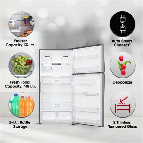 LG 592 L Frost Free Double Door 1 Star Refrigerator Online at Best ...
