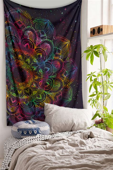 SheetKart Cotton Printed Wall Hanging Tapestry - Hand Made Tie and Dye