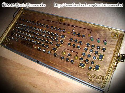 Image result for Steampunk Computer Keyboard