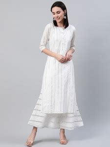 LIBAS Women Woven Design Straight Kurta - Buy LIBAS Women Woven Design ...