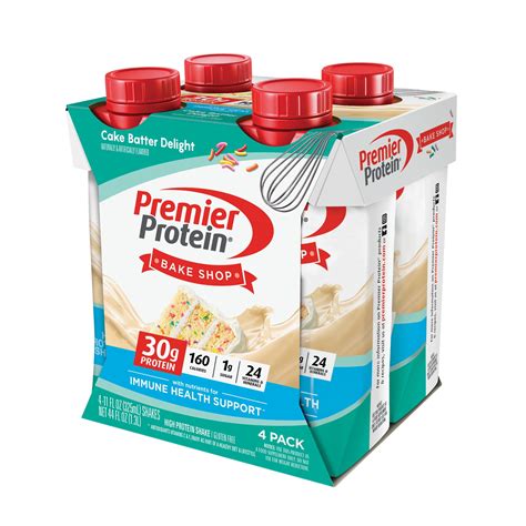 Premier Protein Cake Batter Delight Shake, 30g Protein, Low Fat, 11 fl ...