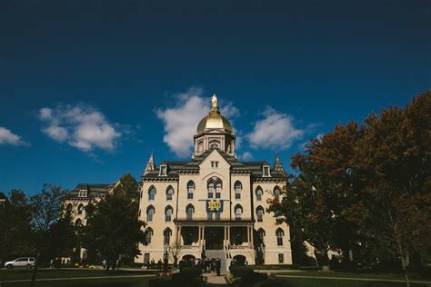 Download University Of Notre Dame Main Building Logo Wallpaper ...