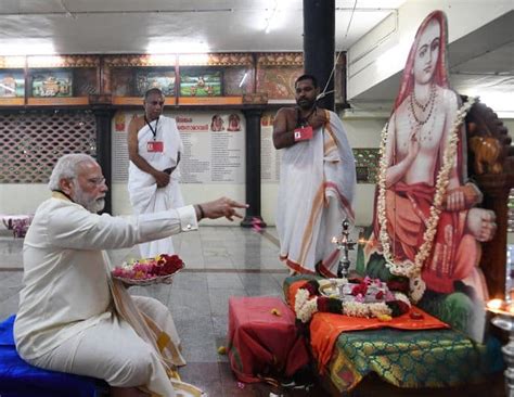 PM visits Sri Adi Shankara Janma Bhoomi Kshetram at Kalady village