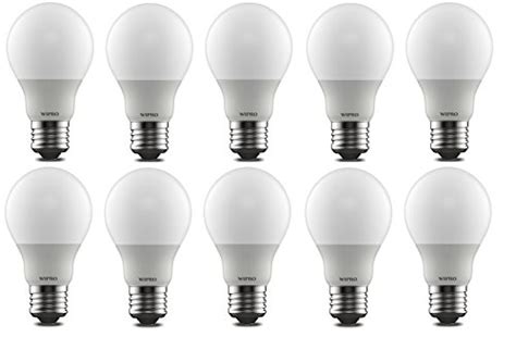 Wipro Polycarbonate Garnet Base E27 9-Watt Led Bulb (Pack of 10, Cool ...