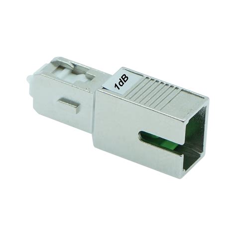 SC/APC SM Attenuator F-M 1dB Metal Green - Bestlink Netware