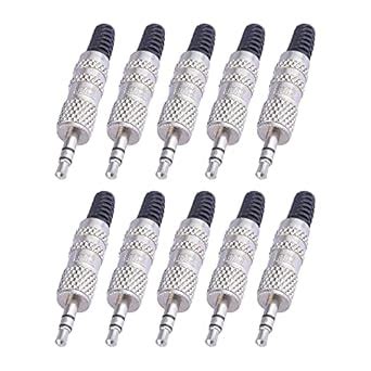 MX EP 3.5mm Aux Stereo Male connector Copper plated with Plastic cap ...