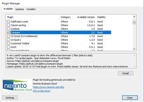 How to Add Compare Plugin in Notepad 的图像结果