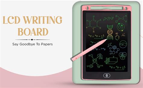 KRIPT LCD Writing Tablet, 8.5 Inch Colorful Doodle Board Drawing Tablet ...