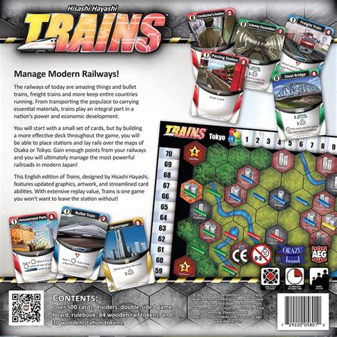 Alderac Entertainment Group Trains Board Game — Toycra