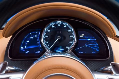 Bugatti Chiron Interior - Instrument panel - Car Body Design