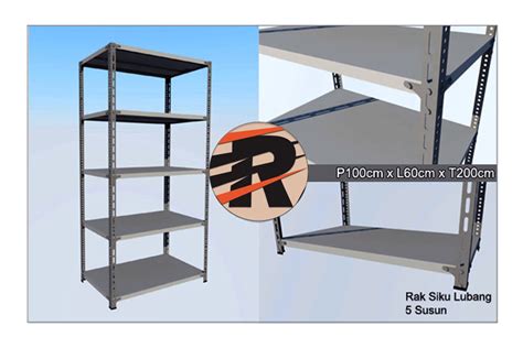 RAK BESI SIKU LUBANG LEBAR 60 cm | RAJA RAK | RAK MINIMARKET TOKO ...