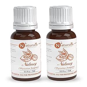Naturalis Essence of Nature Nutmeg Essential Oil 100% Undiluted Pure ...