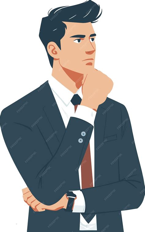 Business Man Thinking Cartoon 的图像结果