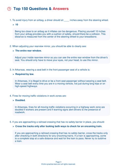 FREE Arkansas DMV Practice Test | Driving License Permit test Arkansas ...