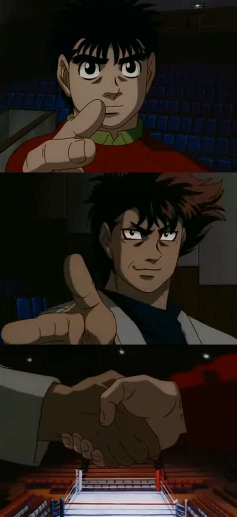 I made an Ippo shake hands meme template : r/hajimenoippo