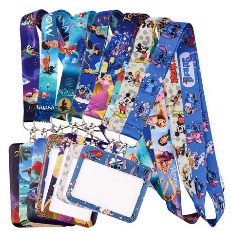 Disney Lanyards Badge Holders Neck Strap Lanyard Card ID - Etsy