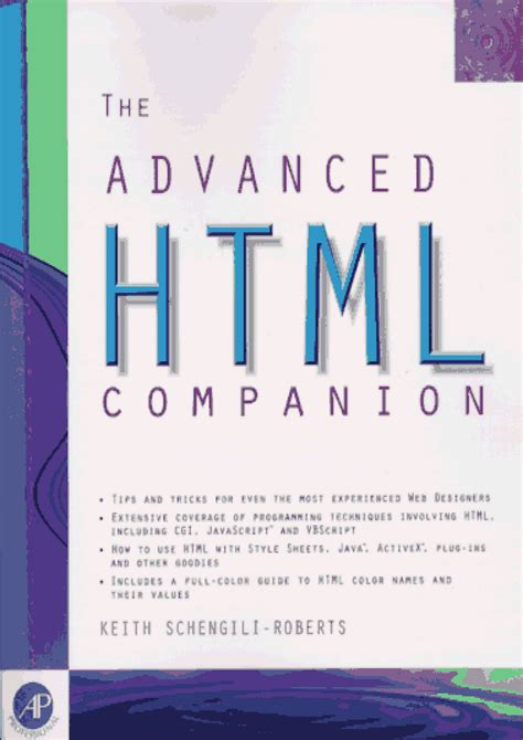 Advanced HTML Programming 的图像结果