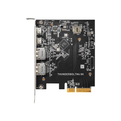 MSI ThunderboltM4 8K - Thunderbolt 4 Card with 8K Video Output and High ...