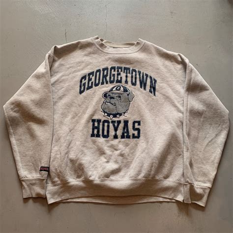 90s JANSPORT Georgetown Hoyas "bulldog" sweat【高円寺店】 | What’z up