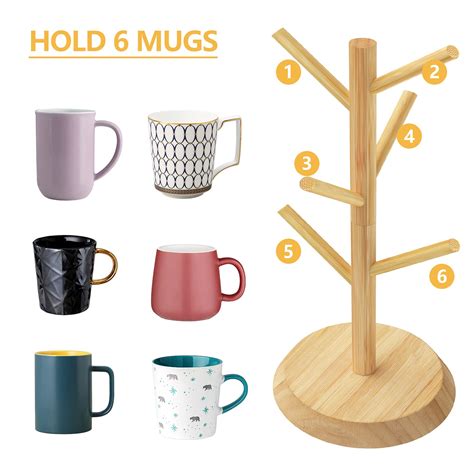 MaxGear Coffee Mug Holder, Coffee Cup Holder, Mug Tree, Mug Rack ...