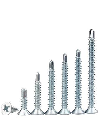 Self Drilling Screw SDS, Phillips CSK Head Pack Of 100 Pcs (19x6 ...