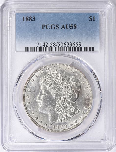 1883 Morgan Silver Dollar PCGS AU-58 (Item 1729173) | GreatCollections ...