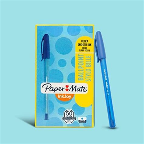 Paper Mate INKJOY 100ST Ball Pen XF Capped 50x Blue : Amazon.in: Office ...