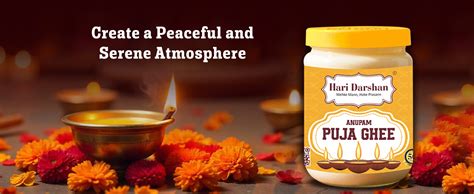 Hari Darshan Anupam Puja Ghee | for Pooja Havan & Rituals | Non-Edible ...