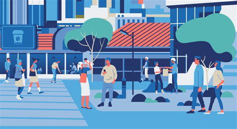 City with People 的图像结果