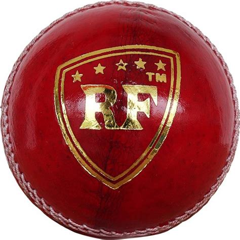 rf sports RF-DUES-BALL-RED Cricket Leather Ball - Buy rf sports RF-DUES ...