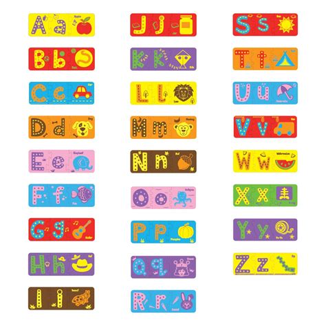 Alpha Puzzle- Self Correcting Puzzle to Learn Small & Capital Alphabets ...