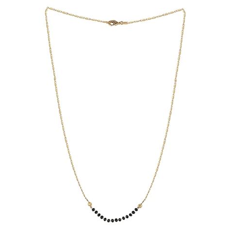 Brado Jewellery Traditional Gold Plated Mangalsutra Tanmaniya Necklace ...