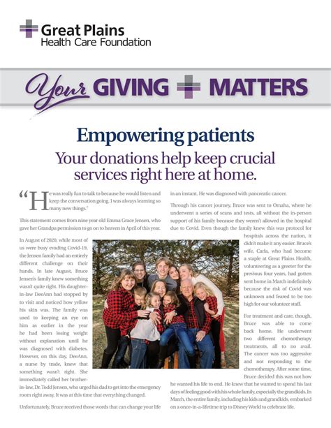 Great Plains Health Care Foundation Empowering Patients by Great Plains ...