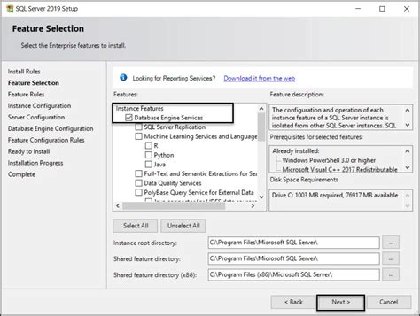Image result for Feature Selection SQL Server 2019