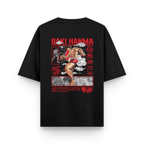 BAKI HANMA Oversized T-shirt – JCM