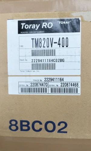 Ro Membrane - TORAY R.O Membrane 8040 TM 820V 400 Trader - Retailer ...