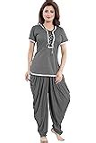 Buy Tucute Top and Dhoti Style Bottom Night Suit/Nightdress for Women ...