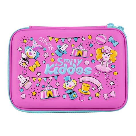 Smily Single Compartment Pencil Case Pink Stylish Cute Large Capacity ...