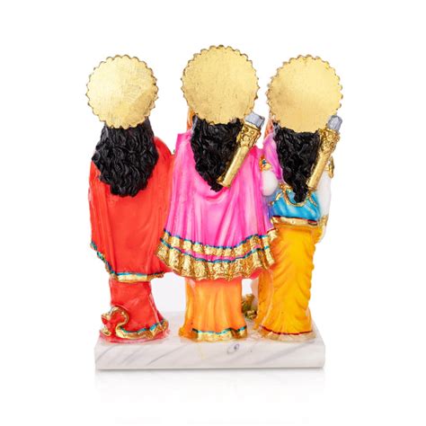 Giri - Ram Darbar Statue | Marble Ram Darbar Murti for Home