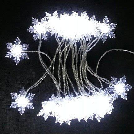 Snowflake Christmas lights Battery String - Christmas lights manufacturer