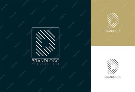 Premium Vector | Letter d line art logo in a modern style