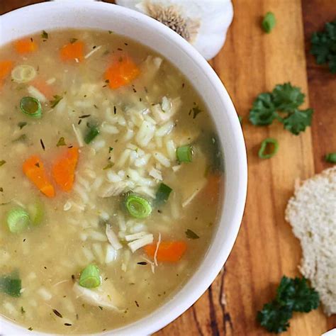 Slow Cooker Chicken and Rice Soup – Tasty Oven