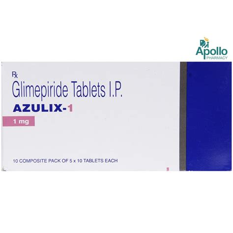 Azulix 1 Tablet | Uses, Side Effects, Price | Apollo Pharmacy