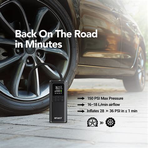 Dylect AIR Dash Tyre Inflator | 5000 mAh