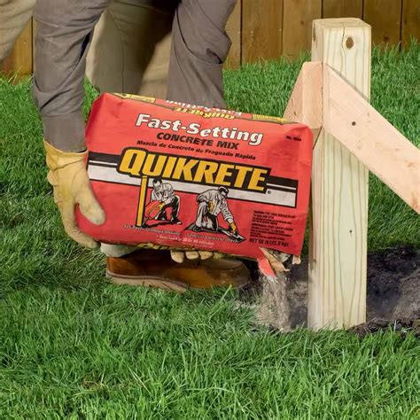 Rezultat imagine pentru Using Quikrete Fast Setting Concrete