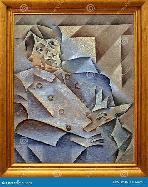 Juan Gris - Portrait of Pablo Picasso, 1912 Editorial Stock Photo ...