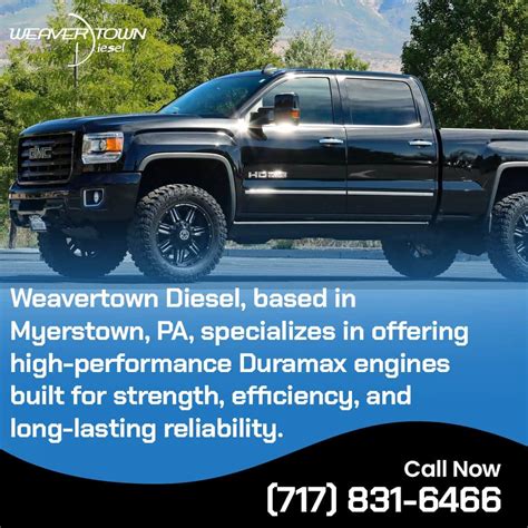 Weavertown Diesel in Myerstown, PA: Your Guide to the Best Duramax Engine – Compare LB7, LBZ ...